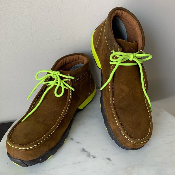 Twisted X Other - Twisted X Men's Work Steel Toe Leather
Chukka Driving Moccasins size Mens 9